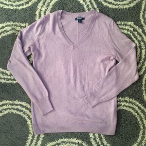 Old Navy Lavender V Neck Sweater